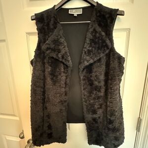 Faux fur vest